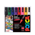 Uni POSCA Marker Pen PC-5M Medium Set of 8 Standard Colours